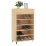 Zapatero madera de ingeniería roble Sonoma 60x35x105 cm de , Armarios y almacenamiento - Ref: Foro24-829591, Precio: 72,39 €,...