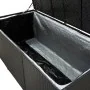 Caja de almacenaje de jardín ratán sintético negro 180x90x70 cm von , Aufbewahrungsboxen für den Außenbereich - Ref: Foro24-4...
