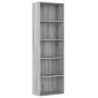 Estantería 5 niveles madera contrachapada gris 60x30x189 cm von , Bücherregale und Regale - Ref: Foro24-815400, Preis: 109,69...