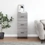 Aparador madera de ingeniería gris Sonoma 34,5x34x90 cm de , Aparadores - Ref: Foro24-828626, Precio: 74,19 €, Descuento: %