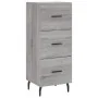 Aparador madera de ingeniería gris Sonoma 34,5x34x90 cm de , Aparadores - Ref: Foro24-828626, Precio: 74,19 €, Descuento: %