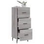 Aparador madera de ingeniería gris Sonoma 34,5x34x90 cm de , Aparadores - Ref: Foro24-828626, Precio: 74,19 €, Descuento: %