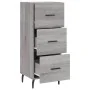 Aparador madera de ingeniería gris Sonoma 34,5x34x90 cm de , Aparadores - Ref: Foro24-828626, Precio: 74,19 €, Descuento: %