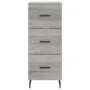 Aparador madera de ingeniería gris Sonoma 34,5x34x90 cm de , Aparadores - Ref: Foro24-828626, Precio: 74,19 €, Descuento: %