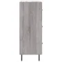 Aparador madera de ingeniería gris Sonoma 34,5x34x90 cm de , Aparadores - Ref: Foro24-828626, Precio: 74,19 €, Descuento: %
