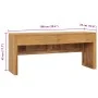 Mueble para TV de madera maciza de teca 100x35x45 cm von , TV-Möbel - Ref: Foro24-288843, Preis: 100,84 €, Rabatt: %