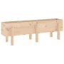 Arriate elevado de jardín madera maciza de pino 121x30x38 cm de , Maceteros y jardineras - Ref: Foro24-825198, Precio: 62,92 ...