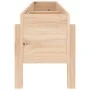Arriate elevado de jardín madera maciza de pino 121x30x38 cm de , Maceteros y jardineras - Ref: Foro24-825198, Precio: 62,92 ...