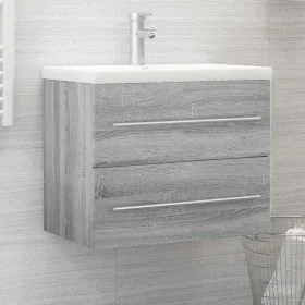 Mueble de lavabo madera contrachapada gris Sonoma 60x38,5x48 cm von , Badezimmermöbel - Ref: Foro24-815643, Preis: 57,32 €, R...