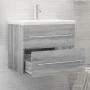 Mueble de lavabo madera contrachapada gris Sonoma 60x38,5x48 cm de , Muebles de baño - Ref: Foro24-815643, Precio: 57,91 €, D...