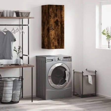 Armario de pared roble ahumado 34,5x34x90 cm de , Aparadores - Ref: Foro24-828865, Precio: 48,69 €, Descuento: %