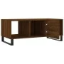 Mesa de centro madera contrachapada roble marrón 102x50x40 cm by , Coffee table - Ref: Foro24-829331, Price: 56,20 €, Discoun...
