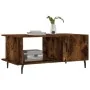 Mesa de centro madera contrachapada roble ahumado 90x50x40 cm | Foro24.es | Tu tienda online para hogar, jardín y más Foro24.es