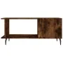 Mesa de centro madera contrachapada roble ahumado 90x50x40 cm | Foro24.es | Tu tienda online para hogar, jardín y más Foro24.es