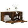 Armario de pared madera ingeniería roble ahumado 80x36,5x35 cm von , Schließfächer und Lagerschränke - Ref: Foro24-830081, Pr...