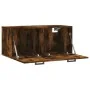 Armario de pared madera ingeniería roble ahumado 80x36,5x35 cm von , Schließfächer und Lagerschränke - Ref: Foro24-830081, Pr...
