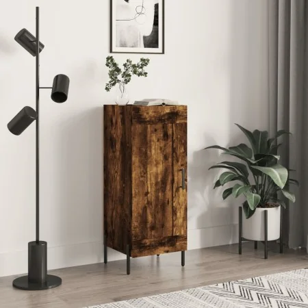 Aparador madera de ingeniería roble ahumado 34,5x34x90 cm von , Sideboards - Ref: Foro24-830457, Preis: 63,42 €, Rabatt: %