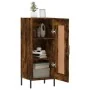 Aparador madera de ingeniería roble ahumado 34,5x34x90 cm von , Sideboards - Ref: Foro24-830457, Preis: 63,42 €, Rabatt: %