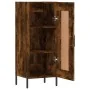 Aparador madera de ingeniería roble ahumado 34,5x34x90 cm von , Sideboards - Ref: Foro24-830457, Preis: 63,42 €, Rabatt: %