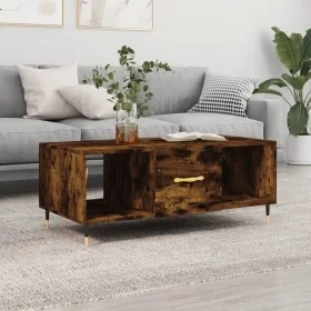 Mesa de centro madera contrachapada roble ahumado 102x50x40 cm von , Couchtisch - Ref: Foro24-829281, Preis: 49,46 €, Rabatt: %