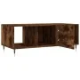 Mesa de centro madera contrachapada roble ahumado 102x50x40 cm by , Coffee table - Ref: Foro24-829281, Price: 49,46 €, Discou...
