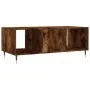 Mesa de centro madera contrachapada roble ahumado 102x50x40 cm by , Coffee table - Ref: Foro24-829281, Price: 49,46 €, Discou...