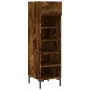 Zapatero madera de ingeniería roble ahumado 30x35x105 cm by , Closets and storage - Ref: Foro24-829681, Price: 58,42 €, Disco...