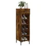 Zapatero madera de ingeniería roble ahumado 30x35x105 cm by , Closets and storage - Ref: Foro24-829681, Price: 58,42 €, Disco...