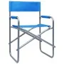 Sillas de director 2 unidades acero azul by , Garden chairs - Ref: Foro24-47917, Price: 101,83 €, Discount: %