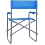 Sillas de director 2 unidades acero azul by , Garden chairs - Ref: Foro24-47917, Price: 101,83 €, Discount: %