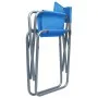 Sillas de director 2 unidades acero azul by , Garden chairs - Ref: Foro24-47917, Price: 101,83 €, Discount: %