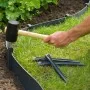 Natura Anclajes de jardín 10 unidades negro by , Garden edging and edging - Ref: Foro24-428506, Price: 21,45 €, Discount: %