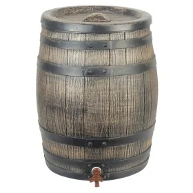 Nature Barril de lluvia aspecto de madera marrón 120 L 50,5x66 cm de , Barriles de lluvia - Ref: Foro24-428533, Precio: 221,7...