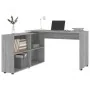 Escritorio de esquina de madera contrachapada gris Sonoma de , Escritorios - Ref: Foro24-342663, Precio: 195,22 €, Descuento: %