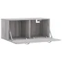 Armario de pared madera de ingeniería gris Sonoma 80x36,5x35 cm de , Taquillas y armarios de almacenamiento - Ref: Foro24-830...