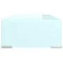 Mueble TV/Elevador de monitor cristal verde 40x25x11 cm de , Muebles TV - Ref: Foro24-244142, Precio: 61,72 €, Descuento: %
