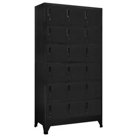 Taquilla de acero negro 90x40x180 cm von , Schließfächer und Lagerschränke - Ref: Foro24-339830, Preis: 355,59 €, Rabatt: %