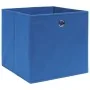 Cajas de almacenaje 10 uds tela azul 32x32x32 cm von , Aufbewahrungskörbe - Ref: Foro24-288339, Preis: 47,69 €, Rabatt: %