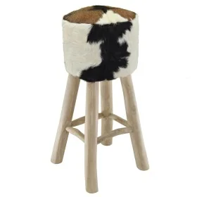 Taburete de cocina de cuero auténtico y madera de teca maciza von , Küchenhocker - Ref: Foro24-244542, Preis: 145,99 €, Rabat...