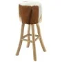 Taburete de cocina de cuero auténtico y madera de teca maciza von , Küchenhocker - Ref: Foro24-244542, Preis: 146,20 €, Rabat...