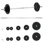 Juego de barra con discos 30 kg hierro fundido de , Peso libre - Ref: Foro24-93627, Precio: 124,86 €, Descuento: %