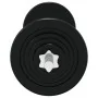 Juego de barra con discos 30 kg hierro fundido de , Peso libre - Ref: Foro24-93627, Precio: 124,86 €, Descuento: %