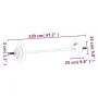 Juego de barra con discos 30 kg hierro fundido de , Peso libre - Ref: Foro24-93627, Precio: 124,86 €, Descuento: %