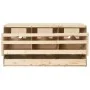 Ponedero para gallinas 3 compartimentos madera pino 72x33x38 cm von , Eierbrutapparate - Ref: Foro24-170654, Preis: 76,74 €, ...