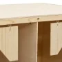 Ponedero para gallinas 3 compartimentos madera pino 72x33x38 cm von , Eierbrutapparate - Ref: Foro24-170654, Preis: 76,74 €, ...