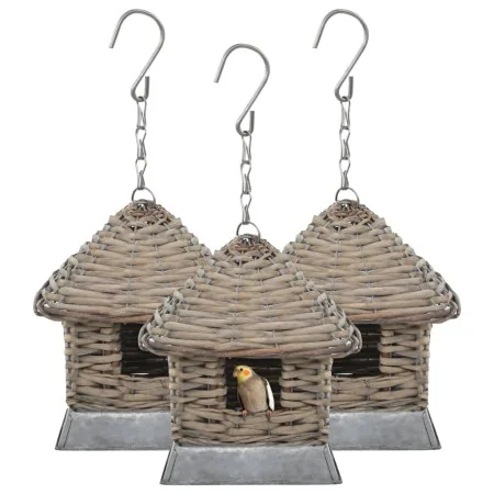 Casas para pájaros 3 unidades mimbre von , Vogelhäuser - Ref: Foro24-246835, Preis: 41,72 €, Rabatt: %