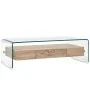 Mesa de centro de vidrio templado transparente 98x45x31 cm von , Couchtisch - Ref: Foro24-284747, Preis: 241,26 €, Rabatt: -5%%