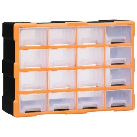 Organizador multicajones con 16 cajones medianos 52x16x37 cm by , Toolboxes - Ref: Foro24-149601, Price: 58,38 €, Discount: %