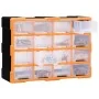Organizador multicajones con 16 cajones medianos 52x16x37 cm by , Toolboxes - Ref: Foro24-149601, Price: 58,38 €, Discount: %
