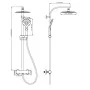 SCHÜTTE Juego de ducha fija MADURA FRESH negro mate de , Cabezales de ducha - Ref: Foro24-429383, Precio: 224,18 €, Descuento: %